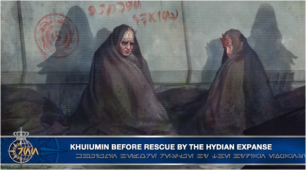 Broken chains and dreams for Khuiumin refugees.