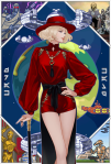 Promotional poster of Jou as the Lady in Red, Year 24.